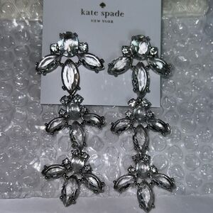 ❤️NWT❤️ KATE SPADE ICE QUEEN CRYSTAL CHANDELIER DANGLE RHINESTONE EARRINGS